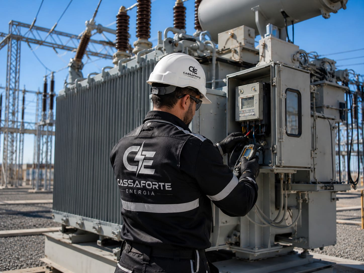 Cassaforte Energia transformer station work